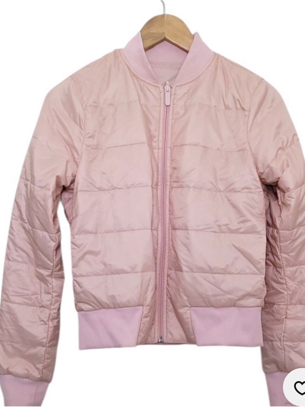 Reversible Pink Lululemon Non-Stop Bomber Jacket